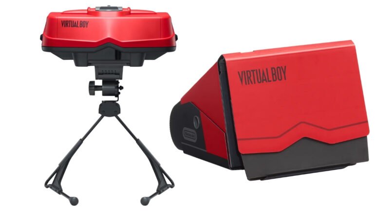un accessorio per Virtual Boy su Nintendo Switch. L'immagine ha un tocco rétro, a simboleggiare il ritorno dei classici.