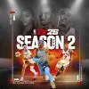 Immagine promozionale della Stagione 2 di NBA 2K26 che presenta le star di copertina, Shai Gilgeous-Alexander, Angel Reese e Carmelo Anthony.