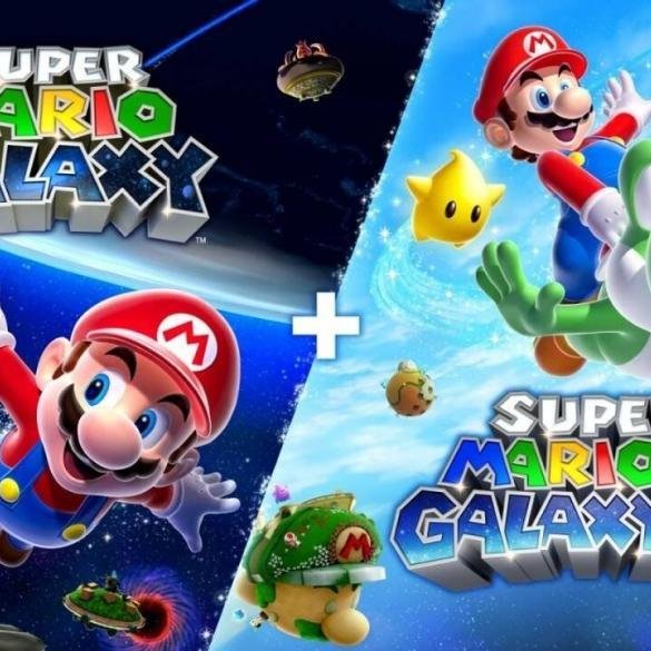Super Mario Galaxy + Super Mario Galaxy 2 Copertina