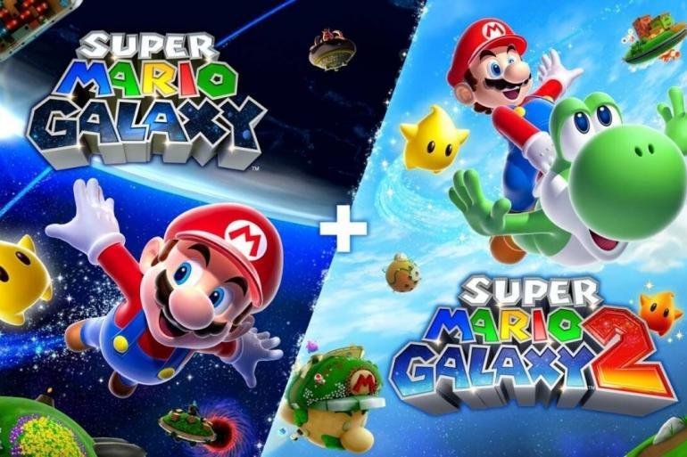 Super Mario Galaxy + Super Mario Galaxy 2 Copertina