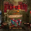 L'immagine mostra il contenuto dell'edizione fisica di The House of the Dead 2: Remake per Nintendo Switch, chiamata "Infect'Edition". Si vedono la confezione del gioco con la scritta "Infect'Edition", una "sleeve" esclusiva, il gioco completo, e tre carte personaggio olografiche. Sullo sfondo, si riconoscono i mostri del gioco.