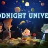 Isaac, il neonato protagonista di Goodnight Universe, fluttua nello spazio con lo sfondo della copertina dell'edizione fisica per Nintendo Switch 2.