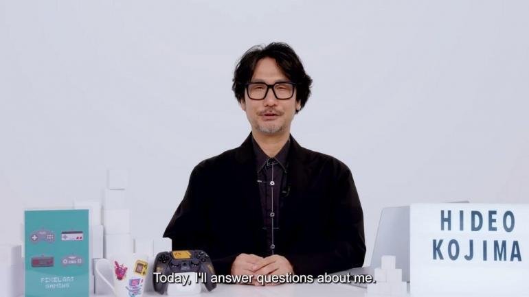Hideo Kojima durante l'intervista di wired