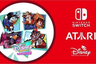 Copertina di The Disney Afternoon Collection con i personaggi di DuckTales e Chip 'n Dale, ora in arrivo su Nintendo Switch 2 sotto etichetta Atari.