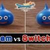 Grafico di confronto dei tempi di caricamento di Dragon Quest VII tra Nintendo Switch 2 e PC con RTX 5080.
