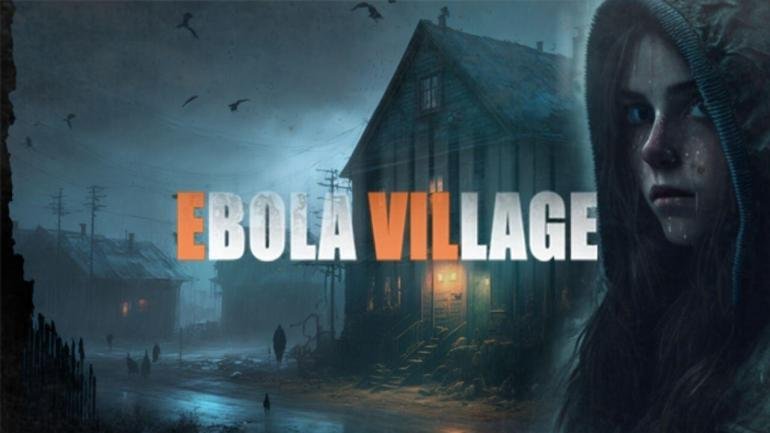 Uno scenario cupo e inquietante di un villaggio russo nel videogioco horror Ebola Village, in uscita su console.