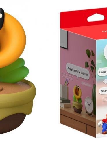 Il gadget del Fiore Parlante di Super Mario Bros. Wonder.