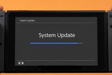 Schermata di aggiornamento di sistema di Nintendo OS Nintendo Switch e Switch OLED.