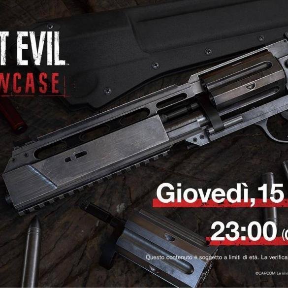 Banner ufficiale del Resident Evil Showcase del 15 gennaio 2026 che annuncia la presentazione di Resident Evil Requiem.