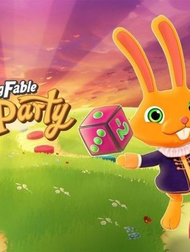 I personaggi eccentrici di Running Fable Petite Party si sfidano su un tabellone colorato in questo party game per Nintendo Switch