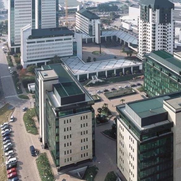 Foto della sede italiana di Nintendo a Vimercate, simbolo della presenza diretta dell'azienda nel nostro Paese dal 2002.
