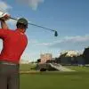 Gameplay di PGA TOUR 2K25 su Nintendo Switch 2 che mostra il colpo di un golfista professionista.