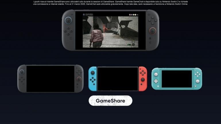 Schermata di condivisione gameshare okyo Scramble