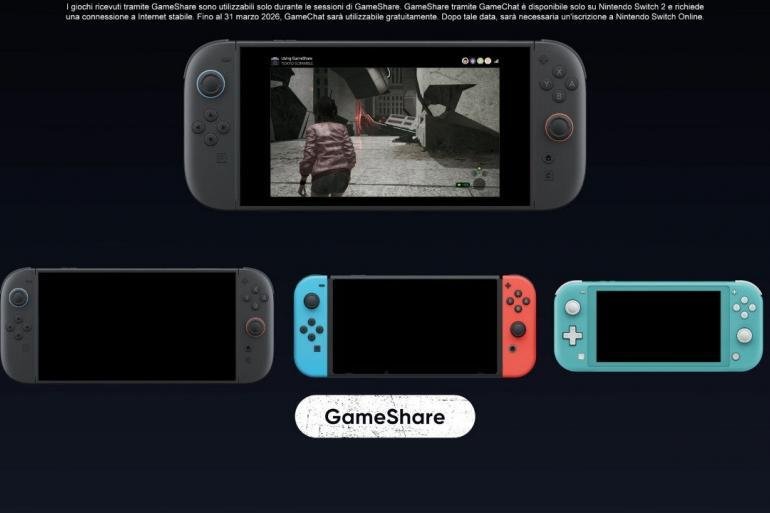 Schermata di condivisione gameshare okyo Scramble