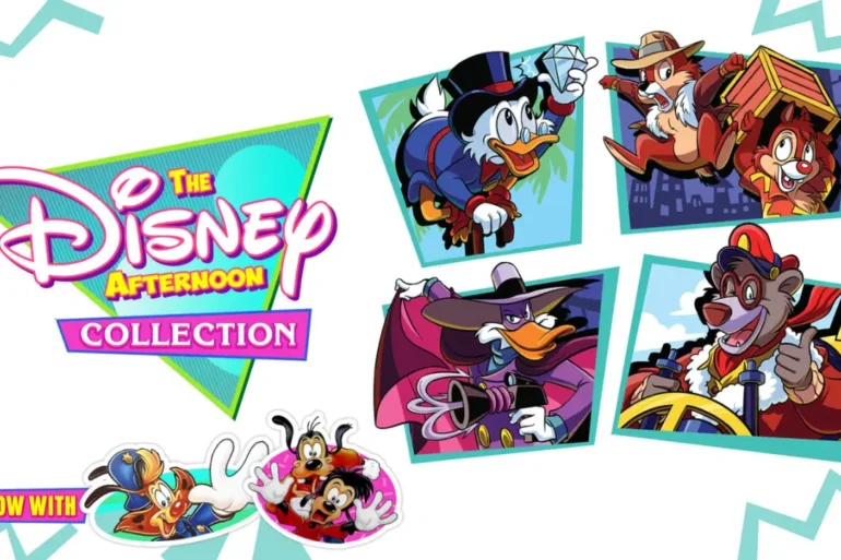 Schermata di selezione giochi di The Disney Afternoon Collection su Nintendo Switch 2