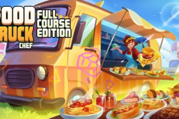 Emily cucina nel suo truck in Food Truck Chef: Full Course Edition per Nintendo Switch.