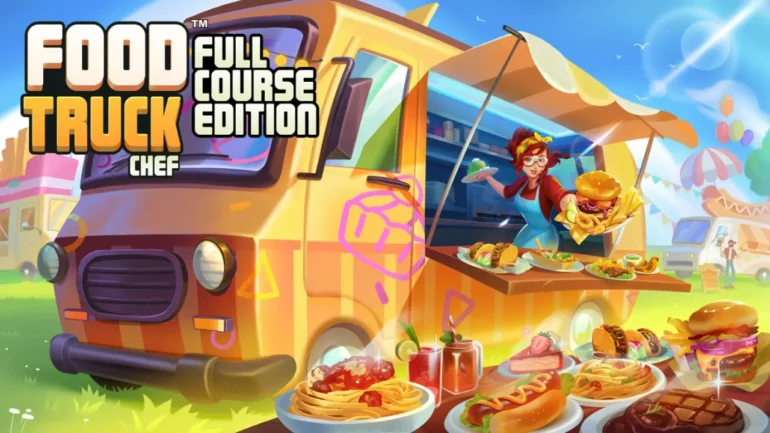 Emily cucina nel suo truck in Food Truck Chef: Full Course Edition per Nintendo Switch.