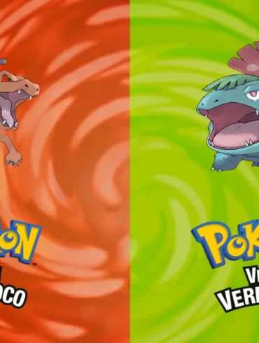 Le icone di Pokémon Versione Rosso Fuoco e Pokémon Versione Verde Foglia visualizzate sull'eShop di Nintendo Switch.