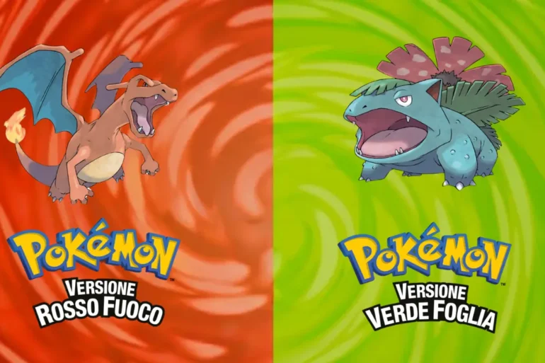 Le icone di Pokémon Versione Rosso Fuoco e Pokémon Versione Verde Foglia visualizzate sull'eShop di Nintendo Switch.