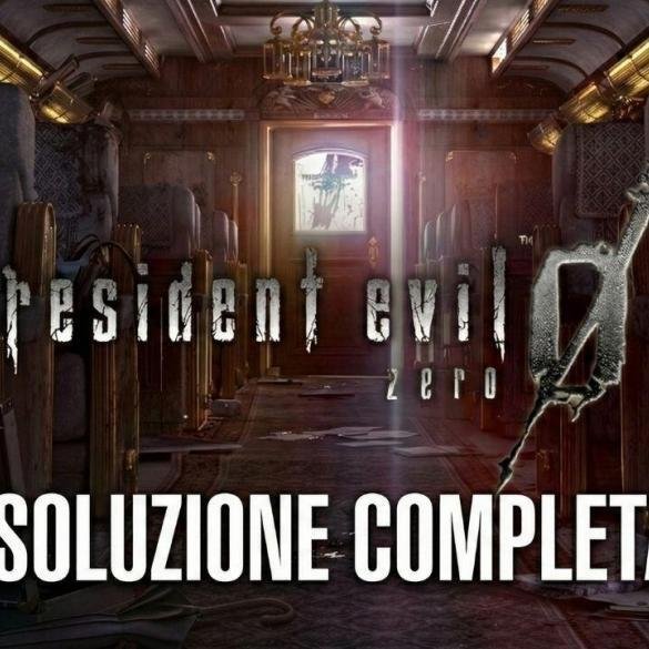 titolo resident evil 0 con scritto soluzione completa