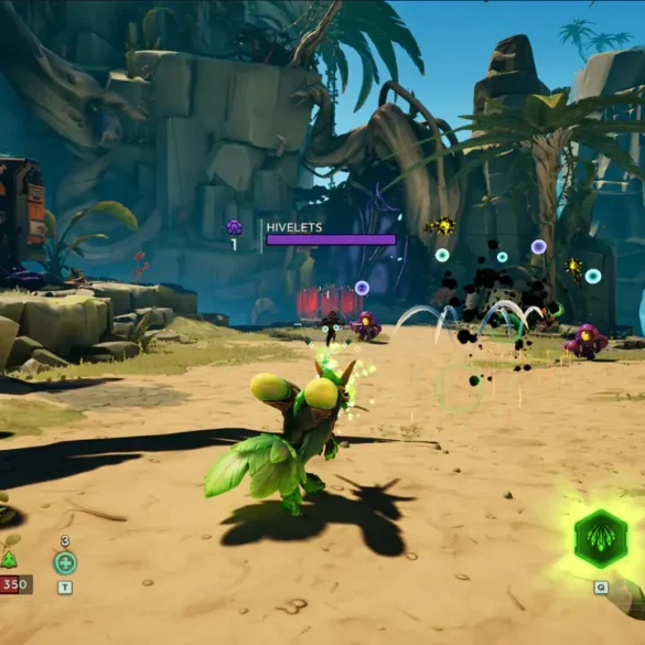 Una creatura Voidling in combattimento durante una missione di bonifica planetaria in un'ambientazione sci-fi.