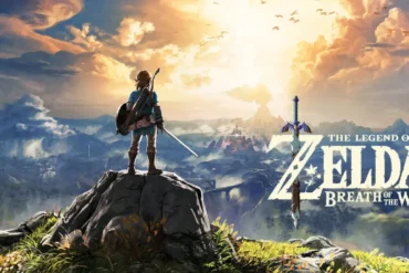Link osserva Hyrule in Zelda: Breath of the Wild