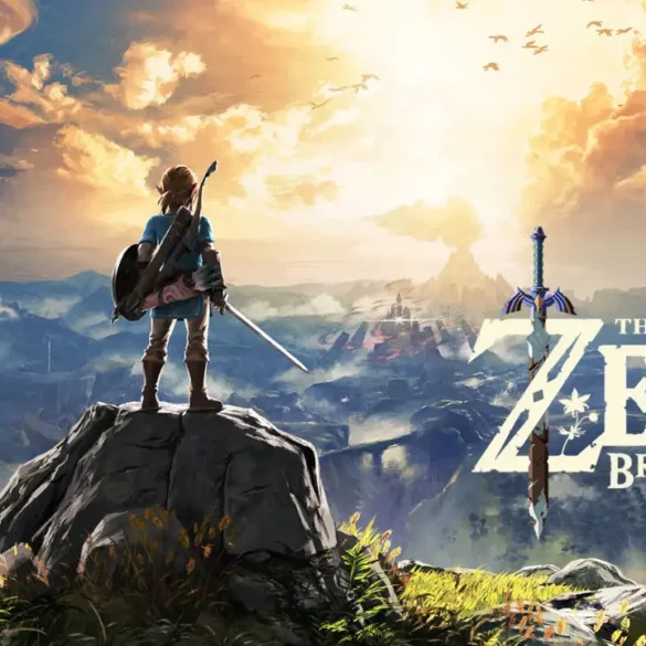 Link osserva Hyrule in Zelda: Breath of the Wild