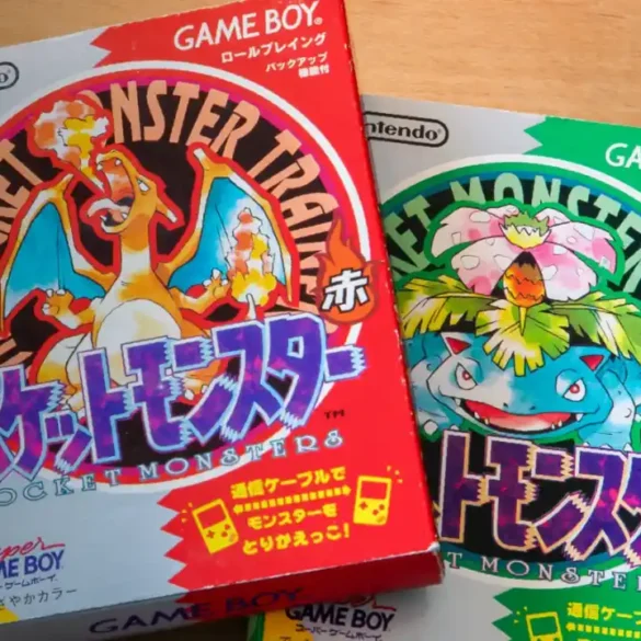Cartucce Gameboy Pokemon Verde e Rosso la storia iniziale