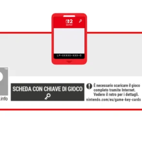 Game Key Card - Scheda con chiave di gioco Nintendo Switch 2 quanto tempo posso scaricarlo?