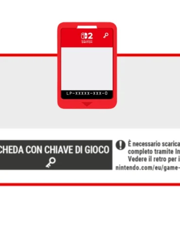 Game Key Card - Scheda con chiave di gioco Nintendo Switch 2 quanto tempo posso scaricarlo?