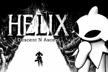 Helix Descent N Ascent artwork monocromatico Nintendo Switch