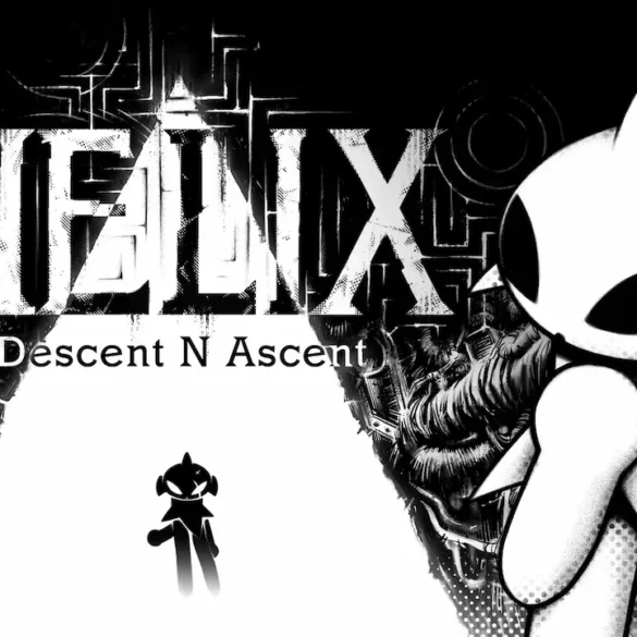 Helix Descent N Ascent artwork monocromatico Nintendo Switch