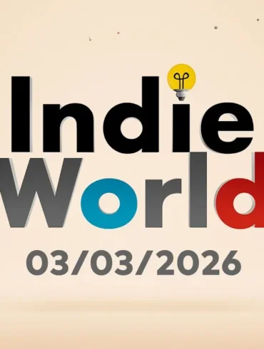 Logo Indie World con icone di Nintendo