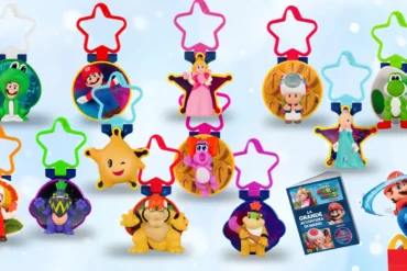 Happy Meal McDonald's tema Super Mario Galaxy Il Film con sorprese a tema Nintendo