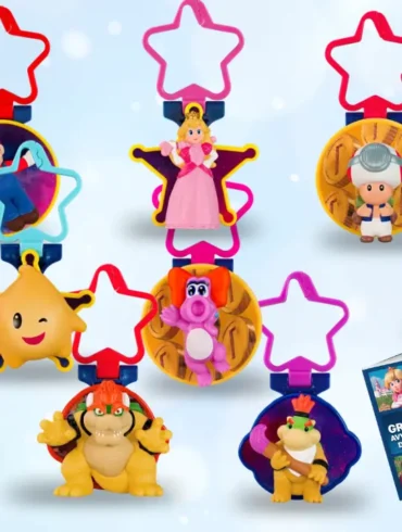 Happy Meal McDonald's tema Super Mario Galaxy Il Film con sorprese a tema Nintendo