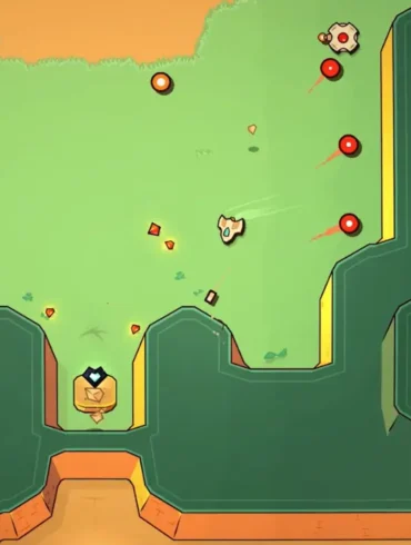 Minishoot Adventures gameplay