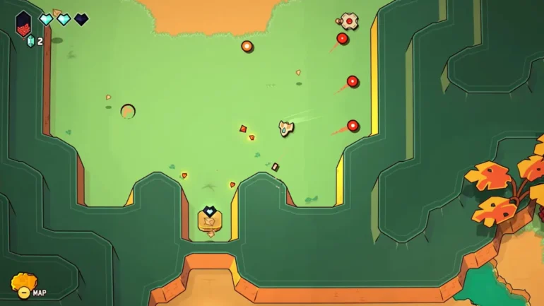 Minishoot Adventures gameplay