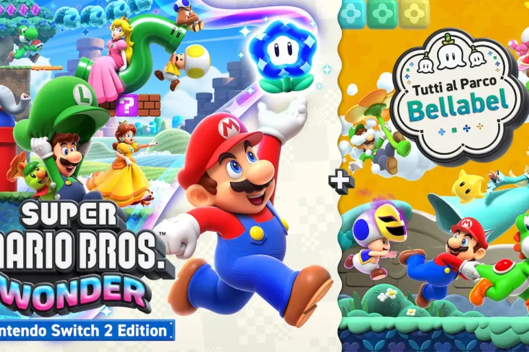 Super Mario Bros Wonder Nintendo Switch 2 Edition disponibile dal 26 marzo 2026 con Rosalinda e DLC Parco Bellabel