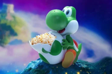 Super Mario Galaxy Il Film uscita cinema 2 aprile 2026 carte da collezione app Nintendo Today e secchiello Yoshi popcorn