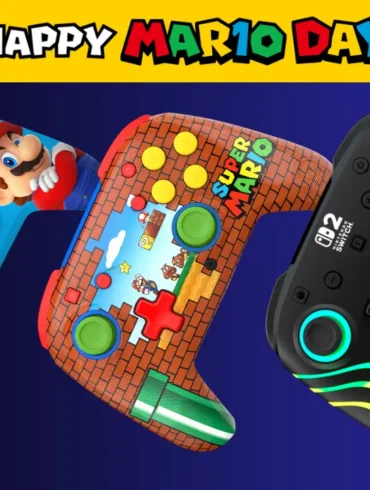 Controller Rematch Mario Luigi wireless RGB per Nintendo Switch 2 con illuminazione dinamica