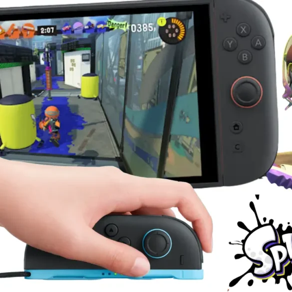 Dimostrazione dei comandi stile mouse del Joy-Con 2 su Splatoon 3 per Nintendo Switch 2