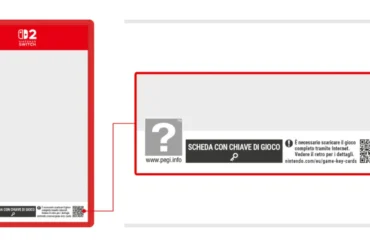 scheda chiave gioco Nintendo Switch 2