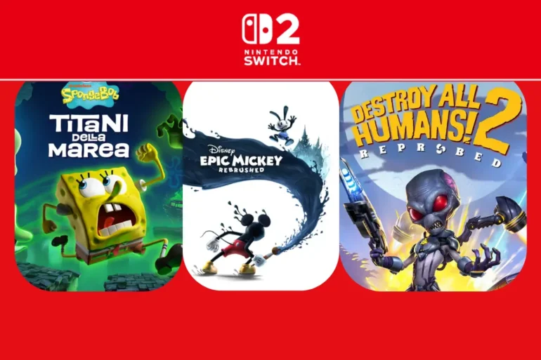 Destroy All Humans e Epic Mickey Rebrushed annunciati per Nintendo Switch 2