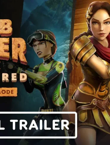 Lara Croft in azione nella modalità Sfida di Tomb Raider I-III Remastered su Nintendo Switch 2