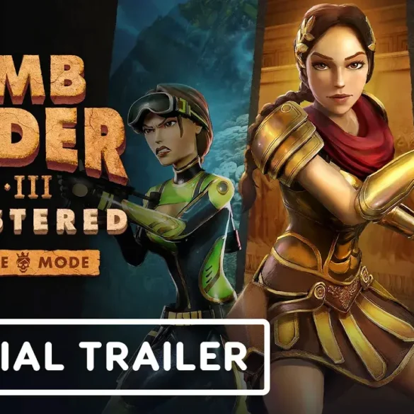 Lara Croft in azione nella modalità Sfida di Tomb Raider I-III Remastered su Nintendo Switch 2