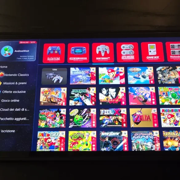 Easter egg segreto app Nintendo Switch Online tema Super Mario Galaxy Sfavillotti ZR aprile 2026