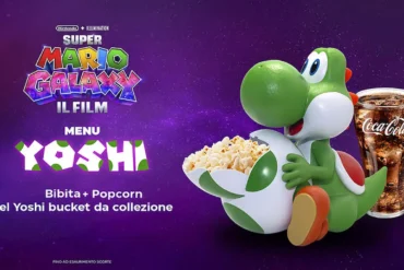 Voucher Menu Yoshi e Menu Luma UCI Cinemas Super Mario Galaxy Il Film gadget popcorn bucket acquisto online 42,90 euro luglio 2026