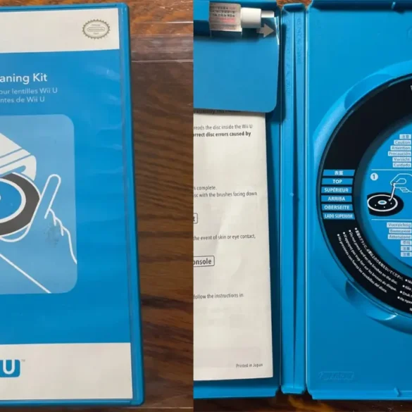 Wii U Lens Cleaning Kit disco pulizia lente ufficiale Nintendo raro collezionismo valore eBay