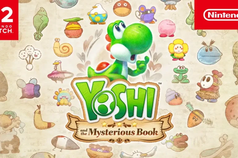 Yoshi and the Mysterious Book nuovo trailer Enzo creature catalogo Colpo di Coda Nintendo Switch 2 esclusiva 21 maggio 2026