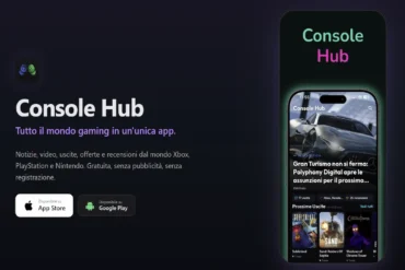 Console Hub app gaming italiana gratis iOS Android notizie recensioni classifiche Gamepare Nintendo